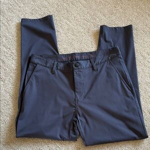 RHODE Blue/Grey Chinos Tailored Flat Front